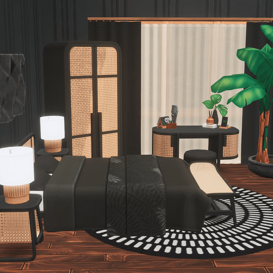Галерея мода Мебель для спальни Bowed Bedroom #2